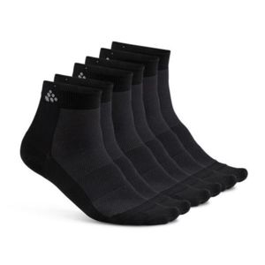 Ponožky CRAFT Mid 3-pack 1906060-999000 - čierna 46-48
